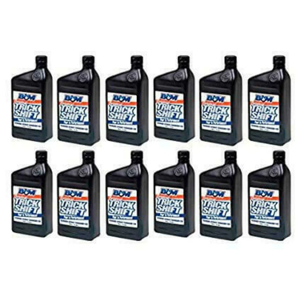 B&M Trick Shift Automatic Transmission Fluid - Case of 12 Quart Bottles - 80261